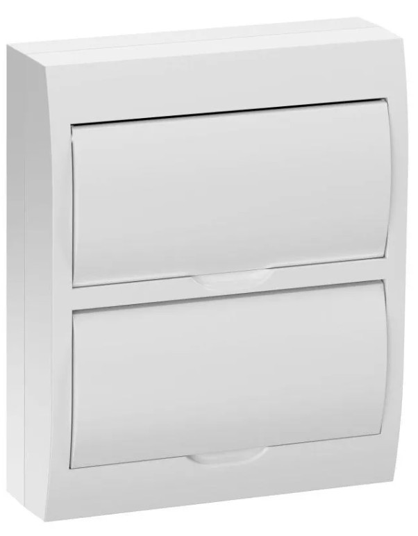 

Щит распределительный навесной GENERICA MKP13-N-24-41-K01-G пластиковый ЩРН-П-24 белая дверь IP41, MKP13-N-24-41-K01-G