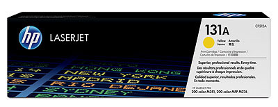 Изображение товара Картридж HP 131A желтого цвета для принтеров LaserJet и MFP