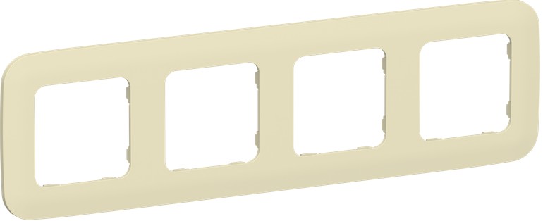 

Рамка четверная IEK FI-M42-31-20-K87 FLITE РУ-4-А-ФлН навахо, FI-M42-31-20-K87