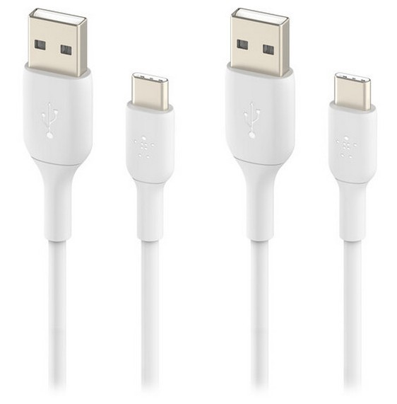 

Кабель Belkin CAB001bt1MWH2PK Boostcharge USB-C To USB-A 2шт. Длина: 1м. Цвет: белый, CAB001bt1MWH2PK