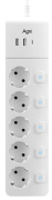 фото Сетевой фильтр  AGNI TP-FI3U5E-C-5m-white
