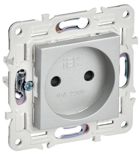 Изображение товара Розетка без заземления IEK SK-R13-10-K23 для внутренней установки