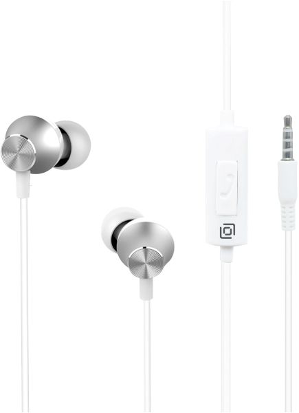 

Наушники Oklick HS-S-240 SS-E086 внутриканальные 1.2м белый проводные в ушной раковине (2050569), HS-S-240