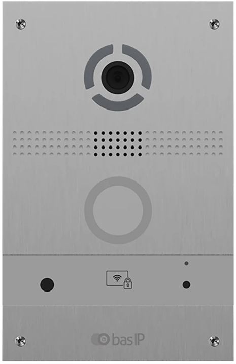 Вызывная панель BAS-IP AV-08FT Silver IP индивидуальная