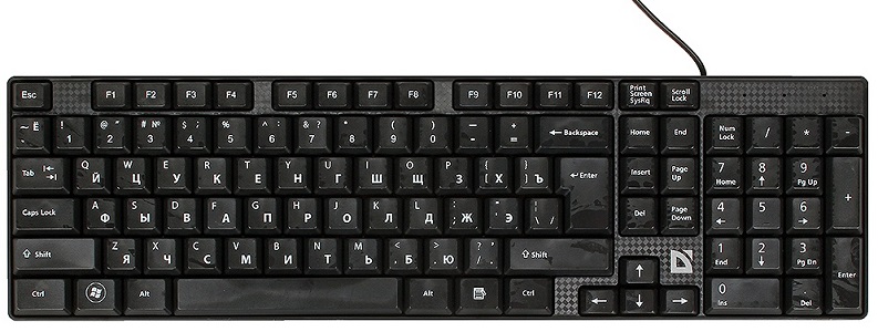

Клавиатура Defender Accent SB-720 45720 черная, USB, Accent SB-720