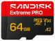 фото Карта памяти MicroSDXC 64Gb SanDisk Extreme PRO в Смоленске
