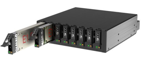 Изображение товара Корзина Procase K2-108-E1SG5-BK для организации SSD в серверных и станциях