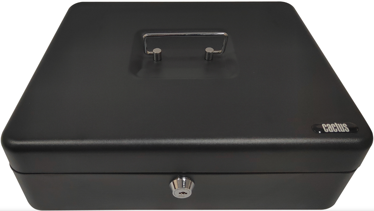 

Денежный ящик Cactus CS-CB-004 чёрный, 90x300x240, CS-CB-004