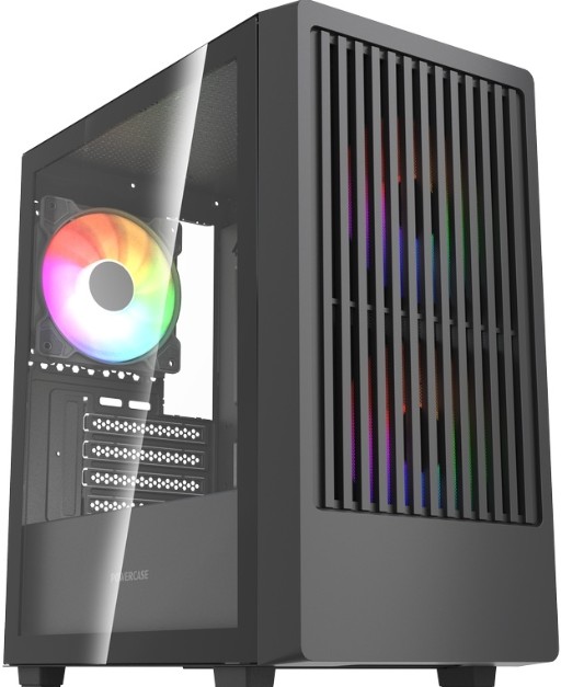 

Корпус mATX Powercase Mistral SM07 ARGB без БП, черный, боковая панель из закалённого стекла, USB 3.0, 2*USB 2.0, Mistral SM07 ARGB