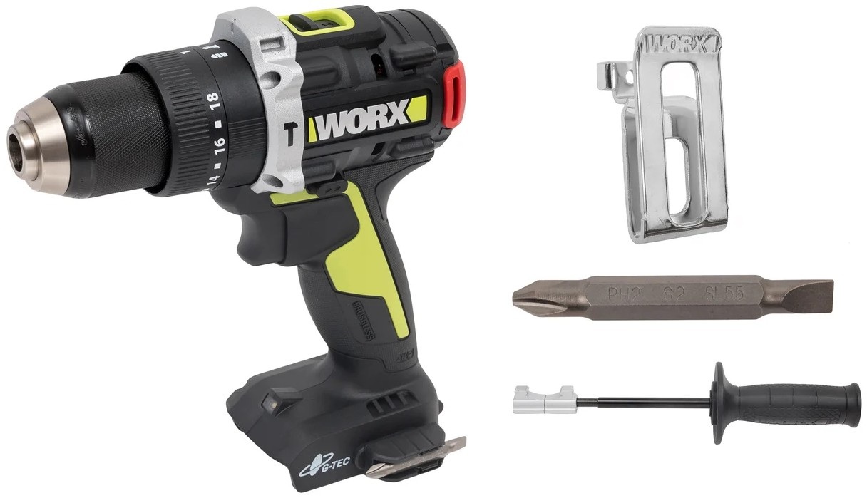 

Дрель - шуруповерт WORX Professional WU373.91 аккумуляторная ударная, WU373.91