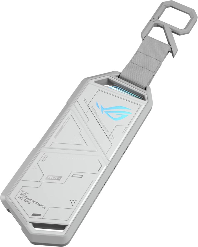 

Внешний корпус ASUS ROG Strix Arion White 90DD02H1-B09000 M.2 NVMe SSD Enclosure-USB3.2 GEN2 Type-C, 10Gbps, Aura Sync RGB, Dual USB-C to C and USB-A, ROG Strix Arion White