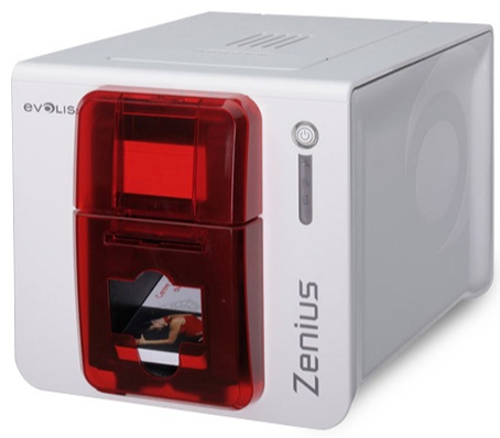 Принтер для печати пластиковых карт Evolis Zenius Classic ZN1U0000RS 300 dpi, без опций, USB