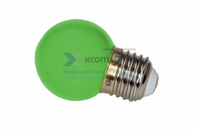 

Лампа NEON-NIGHT 405-114 шар, e27, 3 LED, Ø45мм, зеленая, 405-114