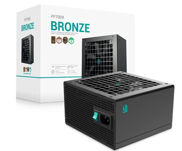 

Блок питания ATX Deepcool GAMERSTORM PF700X 700W, 80+ BRONZE, GAMERSTORM PF700X