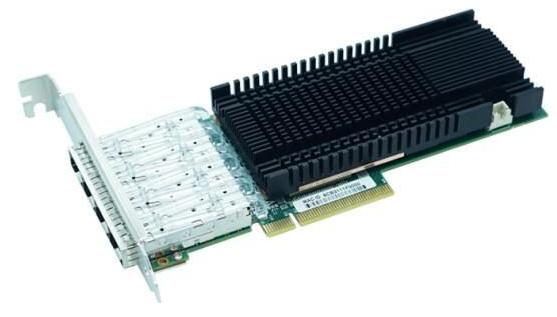 Изображение товара Сетевой адаптер LR-LINK LRES1024PF-4SFP 100Гбит PCI-E для корпоративных сетей