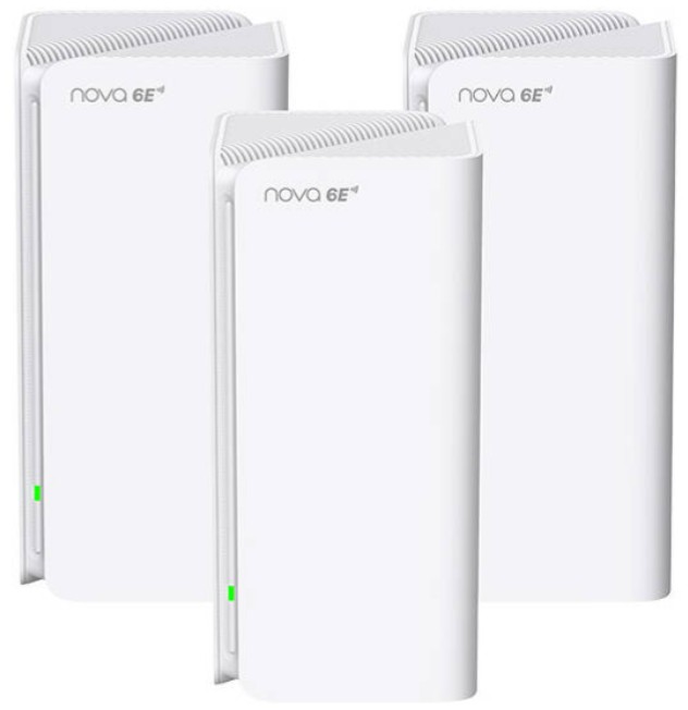 

Роутер Tenda MX21 Pro (3-pack) трехдиапазонная гигабитная Wi-Fi Mesh система AXE5700, 2,4/5/6 ГГц, до 5665 Мбит/с, 3x1Гбит/с, MX21 Pro (3-pack)