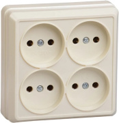 фото Розетка без заземления IEK ERO40-K33-10-DC