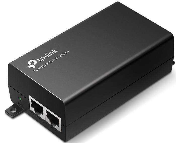 

Инжектор PoE TP-LINK TL-PoE160S 802.3af/at, 2 гигабитных порта Ethernet, PoE, настенная/настольная установка, Plug and Play, TL-PoE160S