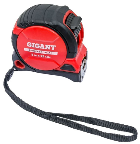 Изображение товара Рулетка Gigant GPGW-11 5м строительная с магнитным зацепом и поясным креплением