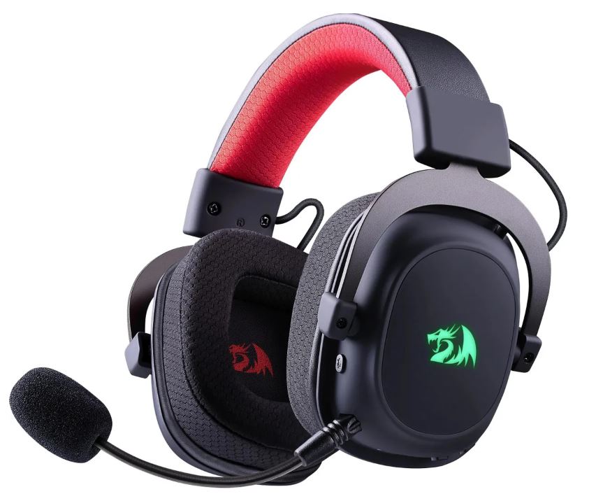 

Гарнитура беспроводная Redragon Zeus Pro 71880 б.п.(BT,2.4G)/проводной,черный (1/10), Zeus Pro