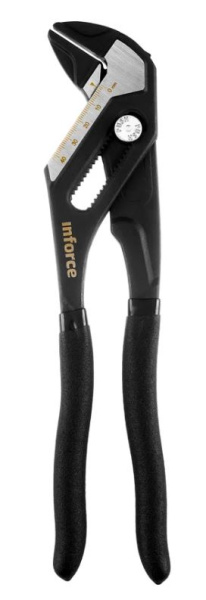 Изображение товара Клещи переставные Inforce 06-05-89 10 дюймов хром-ванадиевая сталь