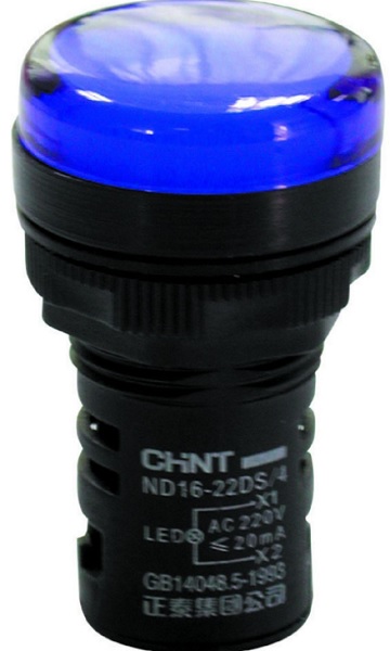 

Индикатор CHINT 593152 ND16-22DS/4 син. AC 230В, 593152