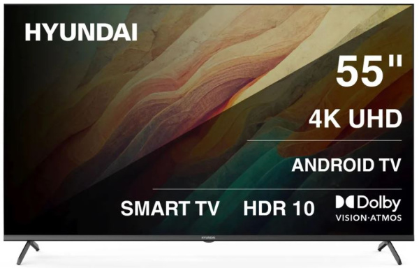 Изображение товара Телевизор Hyundai H-LED55BU7009 55 4K HDR Smart TV Wi-Fi