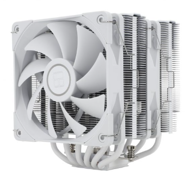 

Кулер Thermalright Peerless Assassin 120 White PA120-WHITE LGA115x/2011/-3/2066/1200/1700/AM4/AM5 (2*120mm fan, 1550rpm, 66.17CFM, 25.6dBA, 4-pin PWM), Peerless Assassin 120 White