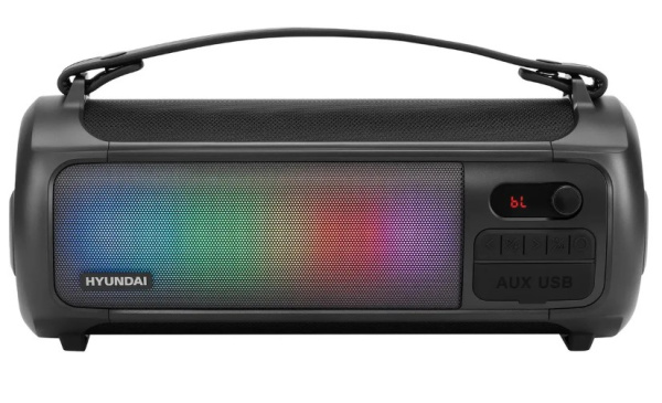 Изображение товара Портативная колонка Hyundai H-PS1025 с хорошим звуком компактный дизайн