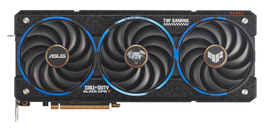 

Видеокарта PCI-E ASUS Radeon RX 9070 XT TUF GAMING COD BO7 OC (TUF-RX9070XT-O16G-COD-BO7) 90YV0L76-M0NM00 16GB GDDR6 256bit HDMI 3*DP, Radeon RX 9070 XT TUF GAMING COD BO7 OC (TUF-RX9070XT-O16G-COD-BO7)