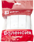 фото Переключатель двухклавишный EKF EWV10-027-10