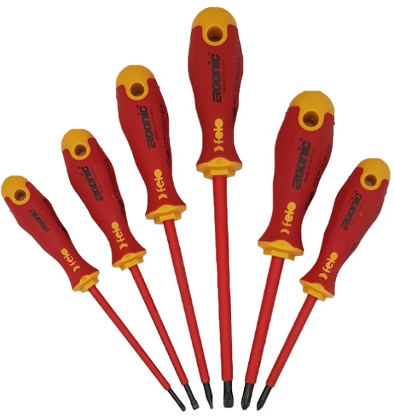 

Набор отверток Felo 41396198 диэлектрических Ergonic 6 шт, 41396198