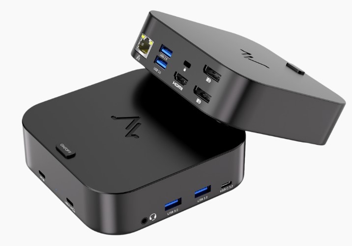 

Док-станция Maibenben DS301B02503 USB-C Dock DS301 100W (TYPE-C TO TYPE C PD + 4USB3.0 + 3.5 + RJ45 + HDMI + 2DP), DS13RBE125