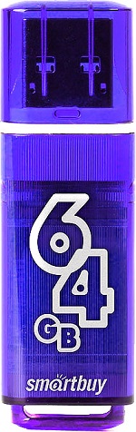 

Накопитель USB 3.0 64GB SmartBuy SB64GBGS-DB glossy синий, SB64GBGS-DB