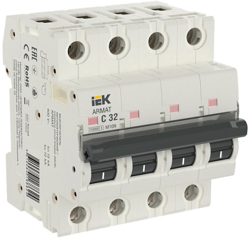 Изображение товара Автоматический выключатель IEK AR-M10N-4-C032 32A 400V