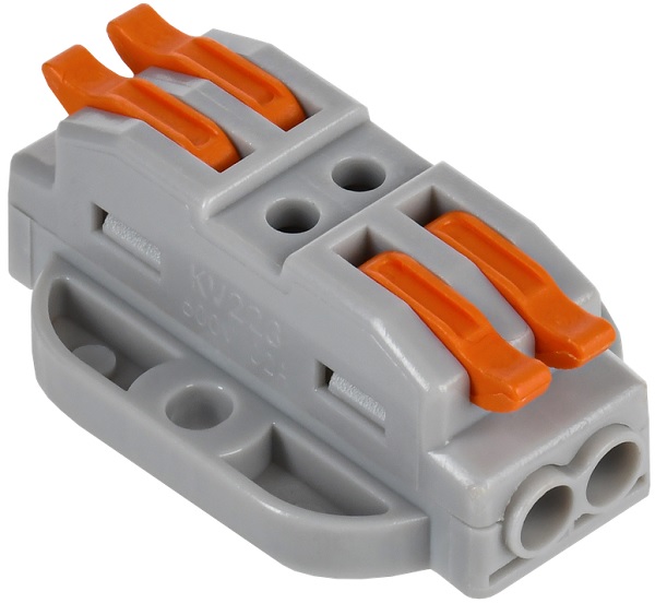 

Клемма IEK UKZ20-4122P-004 строительно-монтажная СМК 222-4122P (4шт/упак), UKZ20-4122P-004
