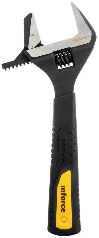 

Ключ разводной Inforce 06-05-92 2 в 1 200мм, 06-05-92