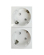 фото Розетка Filum FL-PWS-2P-WH