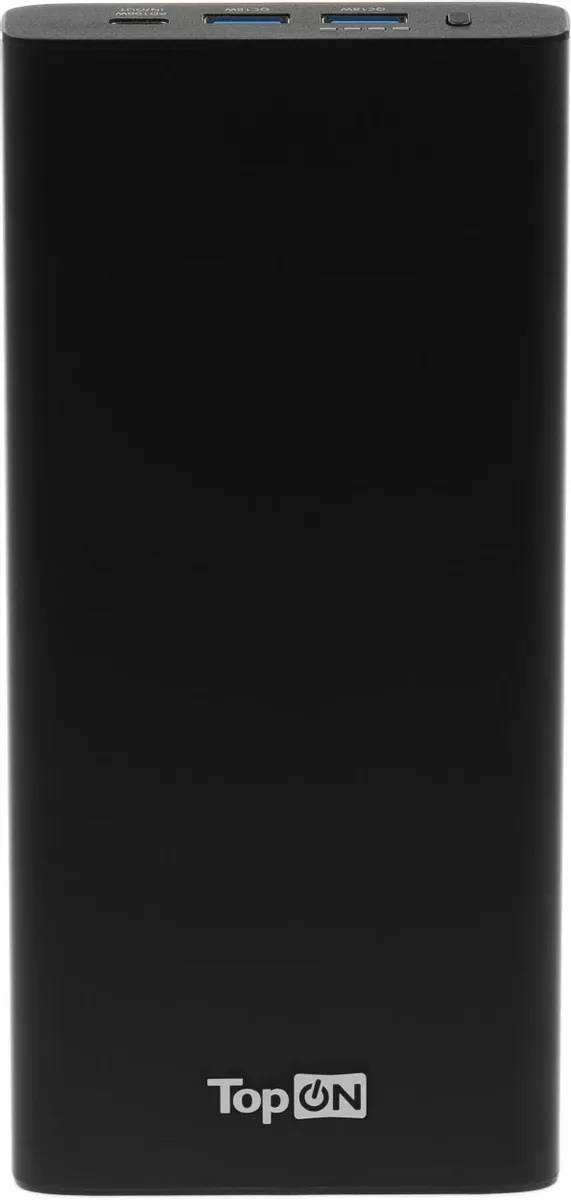 

Аккумулятор внешний универсальный TopOn TOP-T100 26800мАч (96.48 Втч) для зарядки ноутбуков, планшетов, смартфонов и мобильной техники, Type-C Power D, TOP-T100