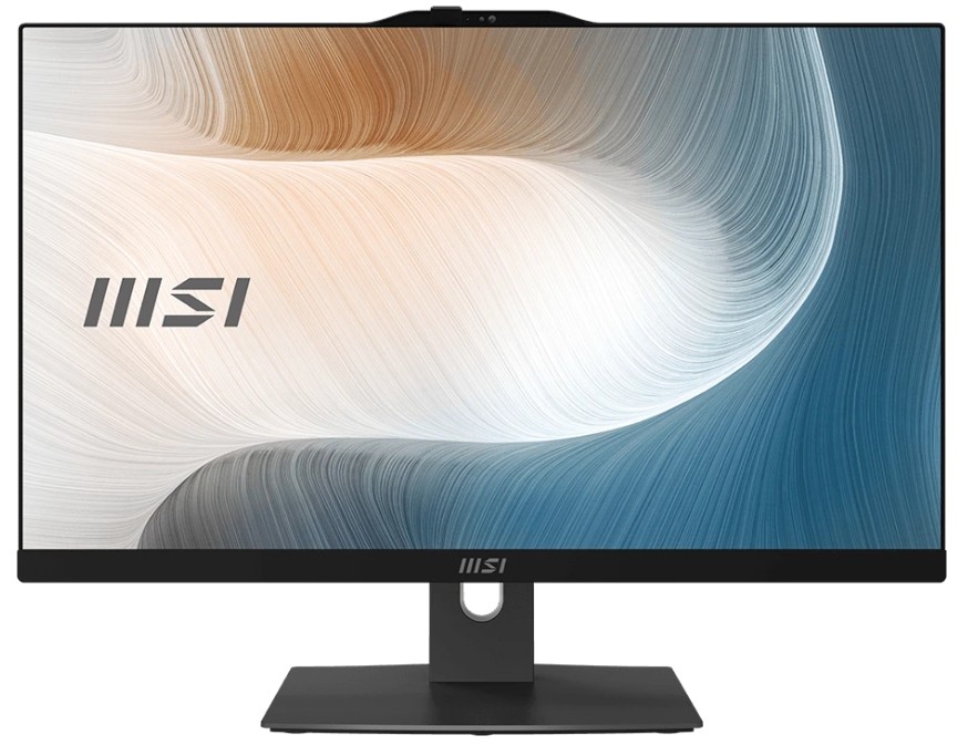Моноблок 24.8'' MSI Modern AM242TP 1M-2414XRU 9S6-AE0721-2414 5-120U/16GB/512GB SSD/UHD Graphics/1920x1080/WiFi/BT/Cam/kbd/mouse/noOS/black