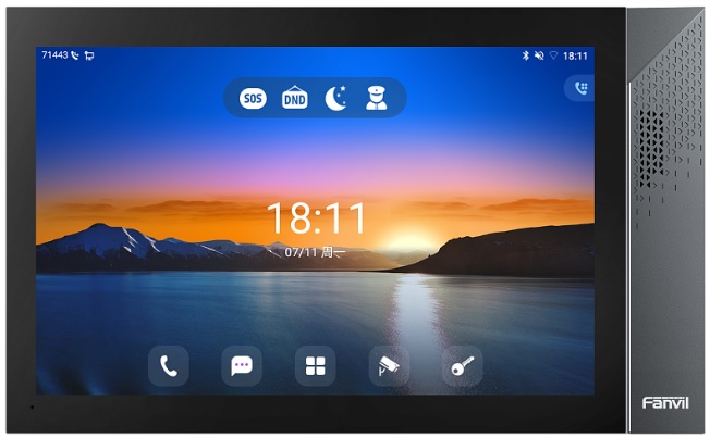 Вызывная панель Fanvil i57A Ответная часть Fanvil для SIP-домофона , wi-fi, без БП