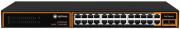 фото Коммутатор PoE  Optimus U1I-24F2b/2G/2S