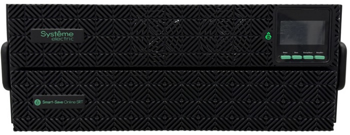 

Источник бесперебойного питания Systeme Electric SRTSE5KRTXLIG2 Smart-Save Online SRT 5000 ВА/Вт, 230В,1:1,5U,RT, клеммы, 2 коробки, SRTSE5KRTXLIG2