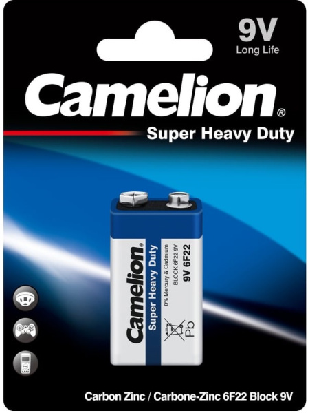 фото Батарейка  Camelion Blue 6F22 BL-1 в Казани