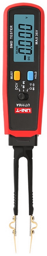 

Мультиметр UNI-T UT116A пинцет для SMD компонентов , для измерения сопротивления, емкости, тестирования диодов и прозвонки цепи, UT116A