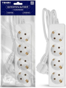 фото Удлинитель  TOKOV ELECTRIC TKE-C01-BU4-5-1-Z