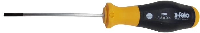 

Отвертка Felo 90002210 шлицевая SL2,5x0,4x75, 90002210