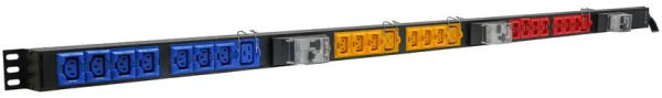 Изображение товара Блок розеток SNR-PDU-20A04B-32L3 для серверных стоек 24 розетки IEC