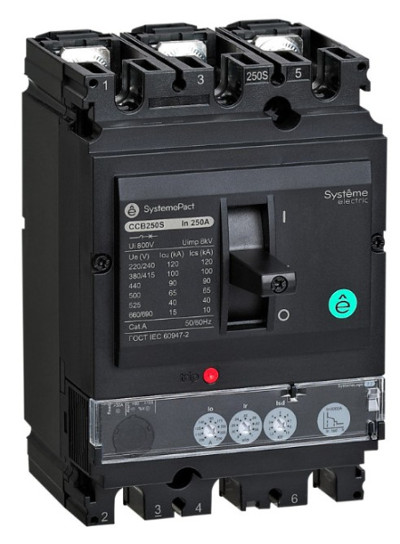 Изображение товара Автоматический выключатель Systeme Electric SPC160F15022M3DF в литом корпусе