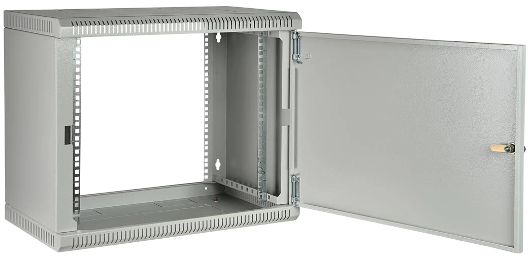 

Шкаф настенный 19", 15U ССД 130411-00579 телекоммуникационный разборный, ШТ-НСр-15U-600-650-М дверь металл, 130411-00579